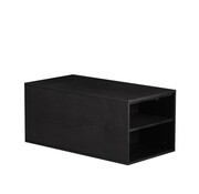 Bronx71 Bijzettafel Jaxx zwart eiken 88x46 cm