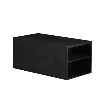 Bronx71 Salontafel Jaxx zwart eiken 88x46 cm