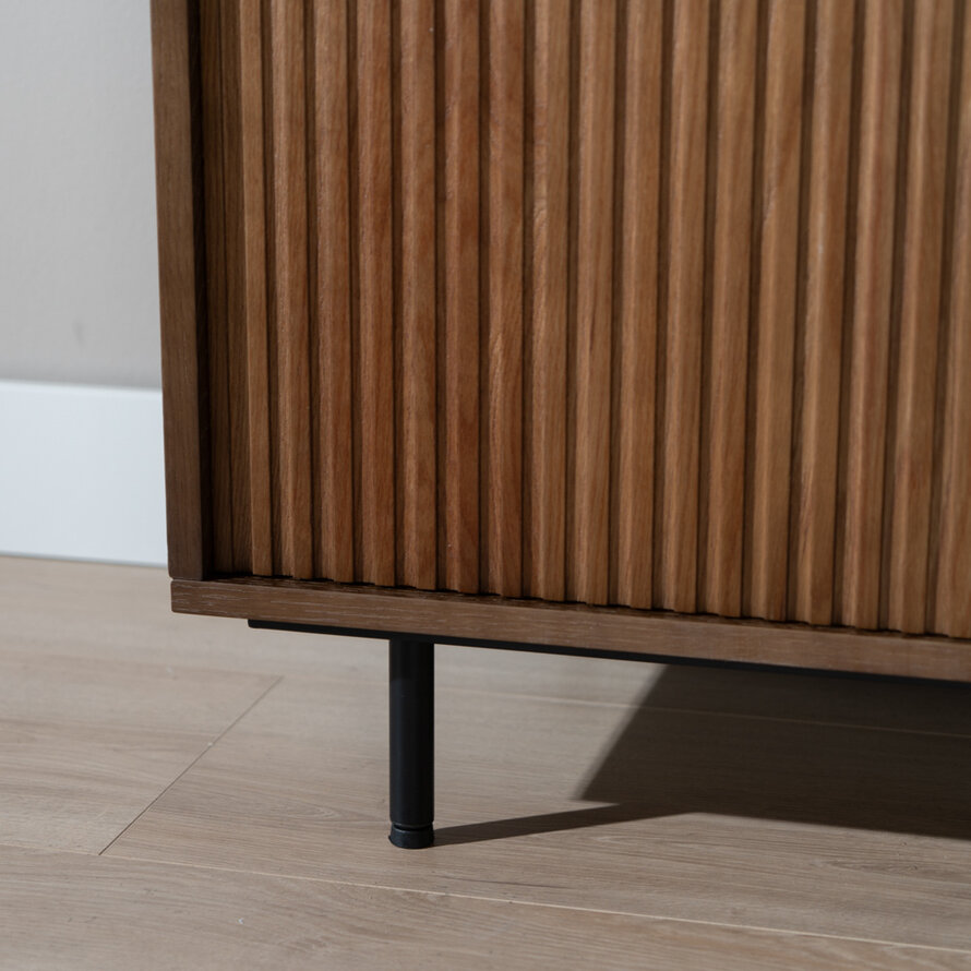 Wandkast Bradley rustiek eiken 80x220 cm