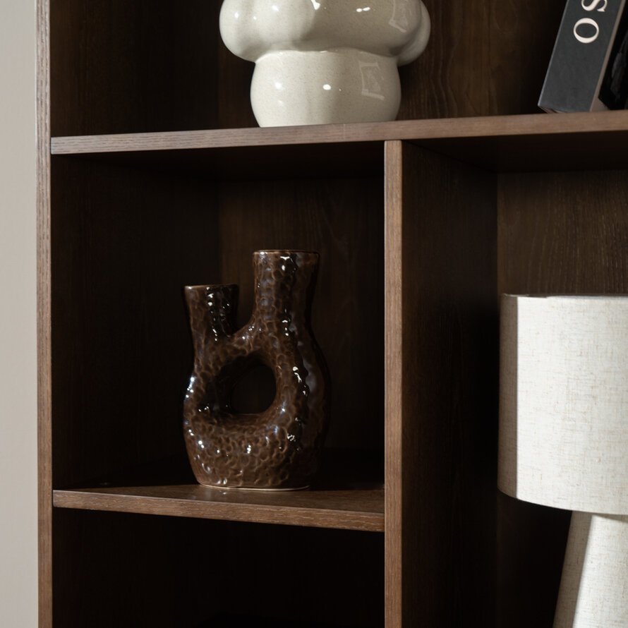 Wandkast Bradley rustiek eiken 80x220 cm