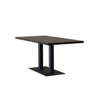 Bronx71 Eettafel Nils melamine zwart 160 x 80 cm