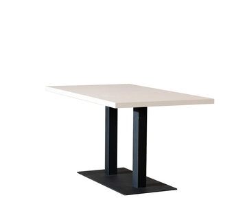 Bronx71 Eettafel Nils melamine beige 160 x 80 cm