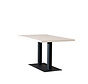 Eettafel Nils melamine beige 160 x 80 cm