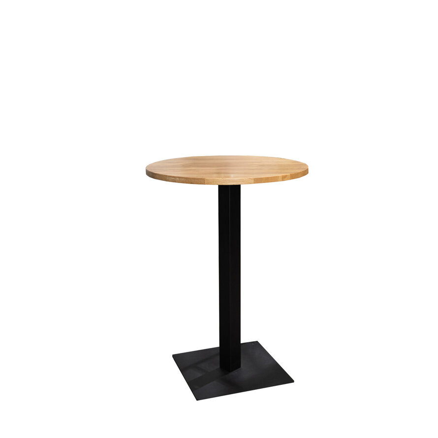 Bartafel Sven rond eikenhout Ø 80 x 108 cm