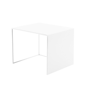 Bronx71 Bijzettafel Bianca metaal wit 37 cm hoog