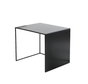 Bijzettafel Bianca metaal zwart 37 cm hoog