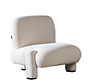 Fauteuil Louise chenille off white