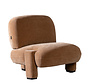 Fauteuil Louise chenille terracotta