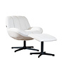Fauteuil Santa draaibaar linnen off white