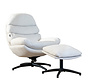 Fauteuil Palma draaibaar linnen off white