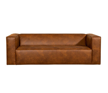 Bronx71 3-zitsbank Memphis cognac eco-leer