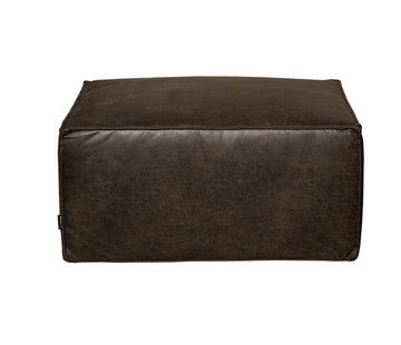 Bronx71 Hocker Memphis antraciet eco-leer