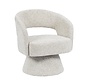 Fauteuil Josh draaibaar chenille taupe