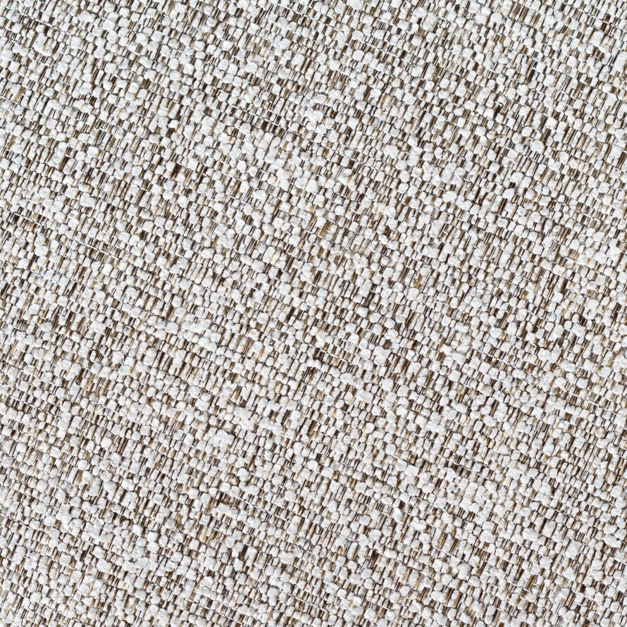 Barkruk Lio polyester off white/bruin 70 cm