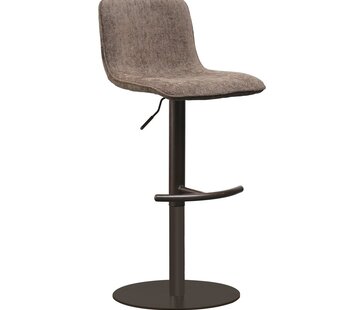 Bronx71 Velvet barkruk Jack bruin 60-82 cm