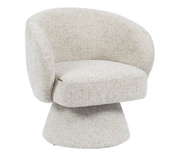 Bronx71 Fauteuil Lenn draaibaar chenille taupe