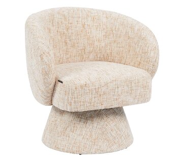 Bronx71 Fauteuil Lenn draaibaar chenille beige