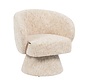 Fauteuil Lenn draaibaar chenille beige