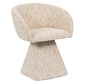 Stoel Lenn draaibaar chenille beige