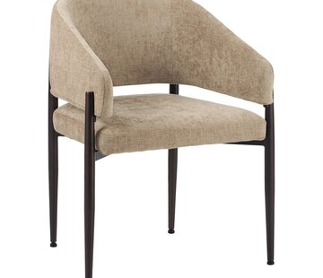 Bronx71 Stoel Bret velvet taupe