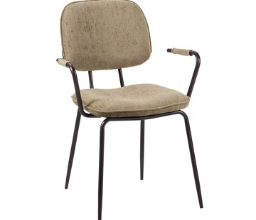 Bronx71 Stoel Jethro velvet taupe