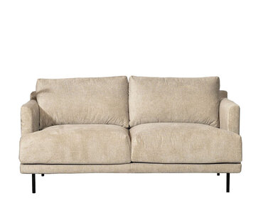 Bronx71 2,5-zits bank Denver wit/beige chenille stof