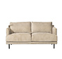 2,5-zits bank Denver taupe polyester