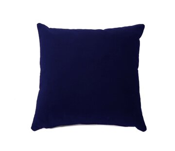 Bronx71 Kussen Anna donkerblauw velvet 45 x 45