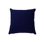 Kussen Anna donkerblauw velvet 45 x 45