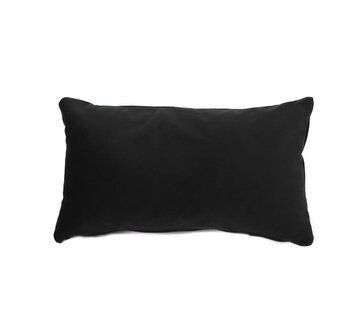 Bronx71 Kussen Anna zwart velvet 25 x 45 cm