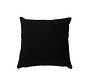 Kussen Anna zwart velvet 45 x 45 cm