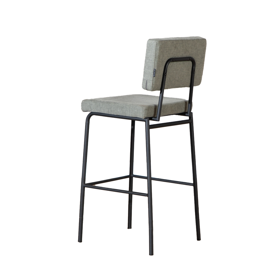 Barkruk Espen groen gerecycled polyester 64-77 cm