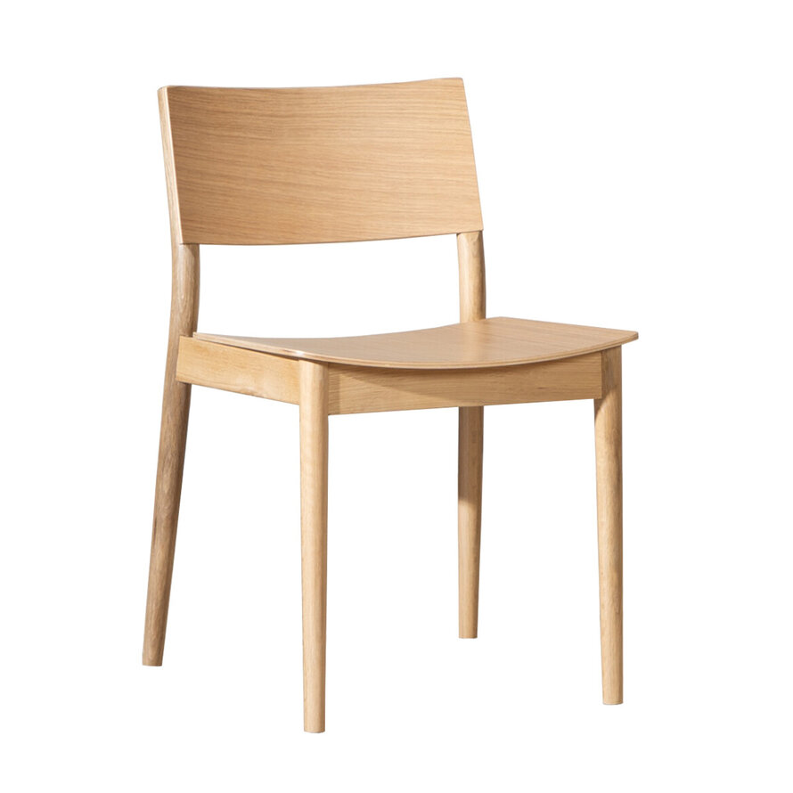 Scandinavische stoel Juno naturel eiken