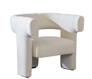 Bronx71 Fauteuil Bibi chenille off white