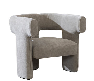 Bronx71 Fauteuil Bibi chenille taupe