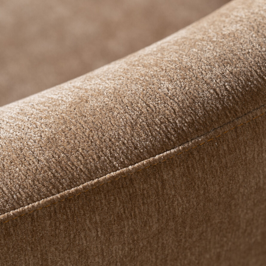 Fauteuil Valerie draaibaar chenille terracotta