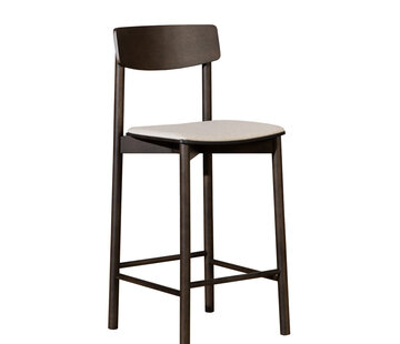 Bronx71 Barkruk Inez walnoot 70 cm