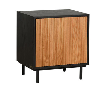 Bronx71 Nachtkastje Shelly zwart/blank eiken