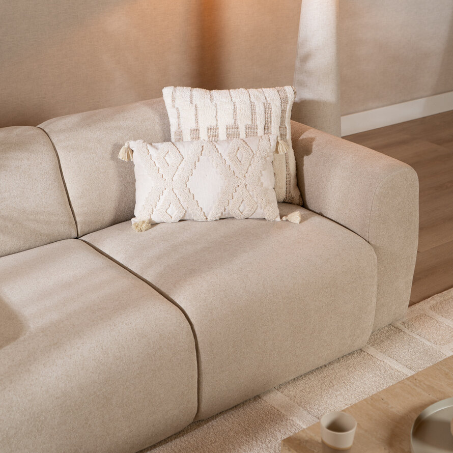 2,5-zits Maine bank beige chenille