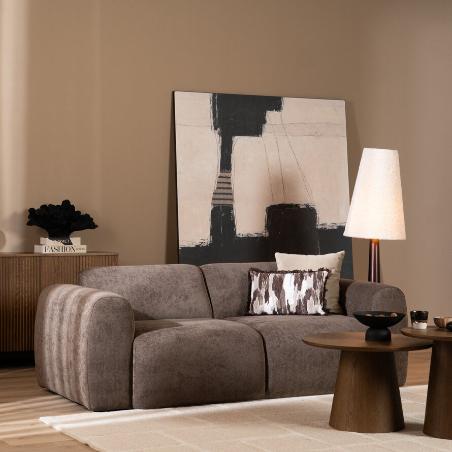 2,5-zits Maine bank bruine chenille