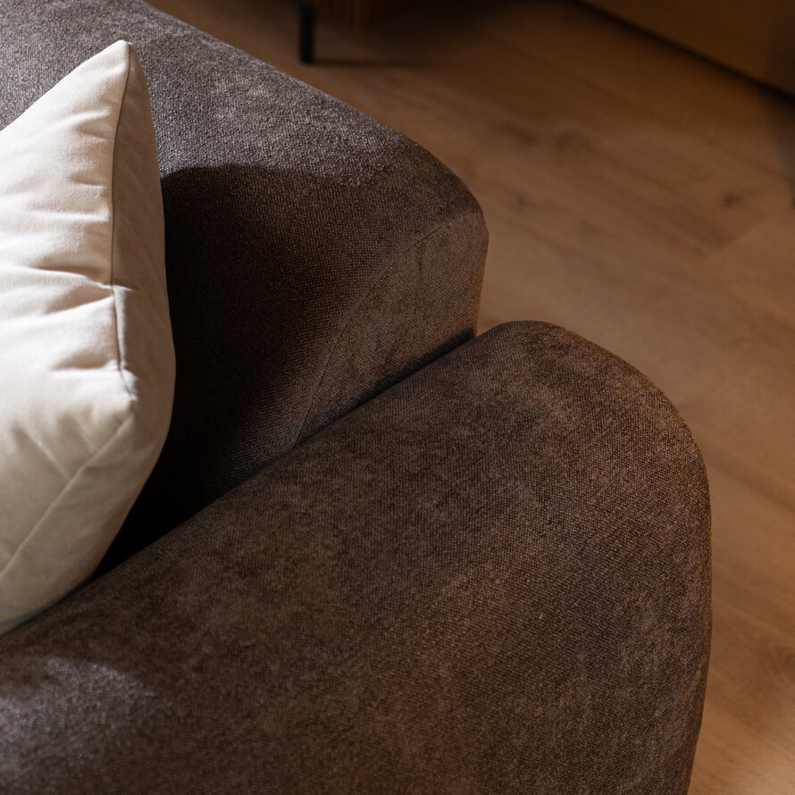 2,5-zits Maine bank bruine chenille