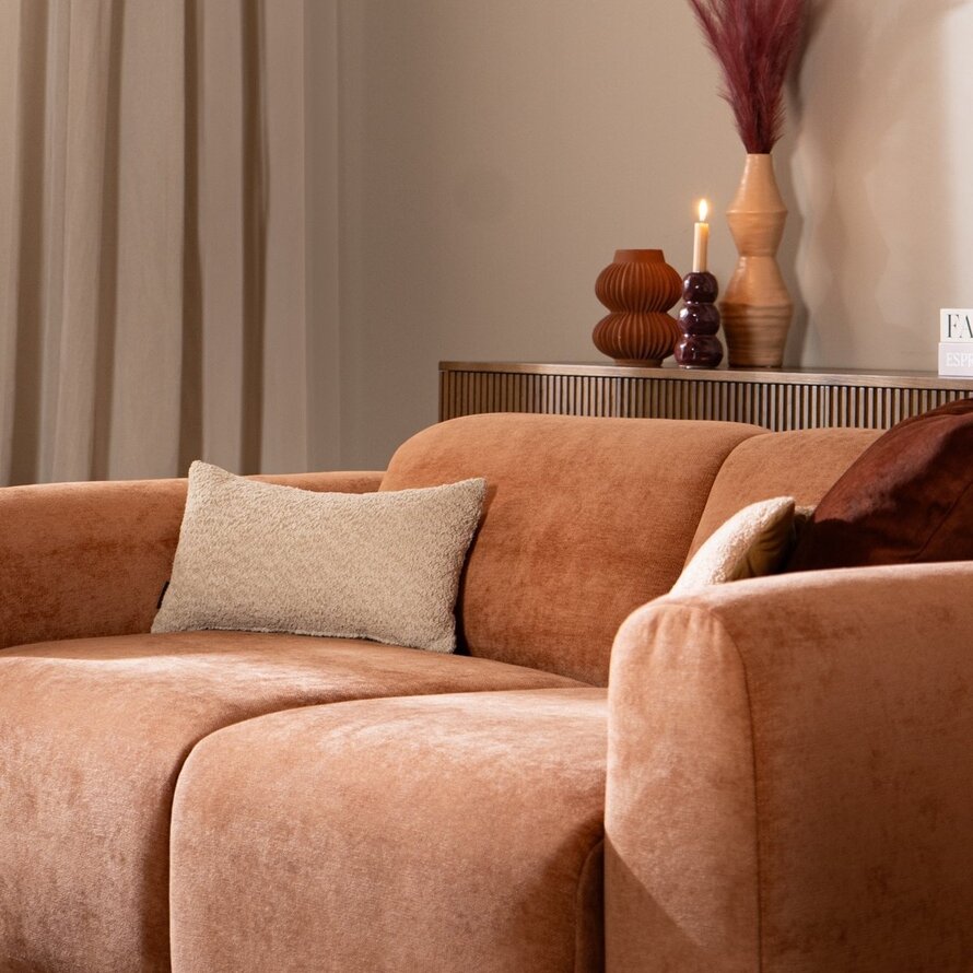 2,5-zits Maine bank terracotta polyester