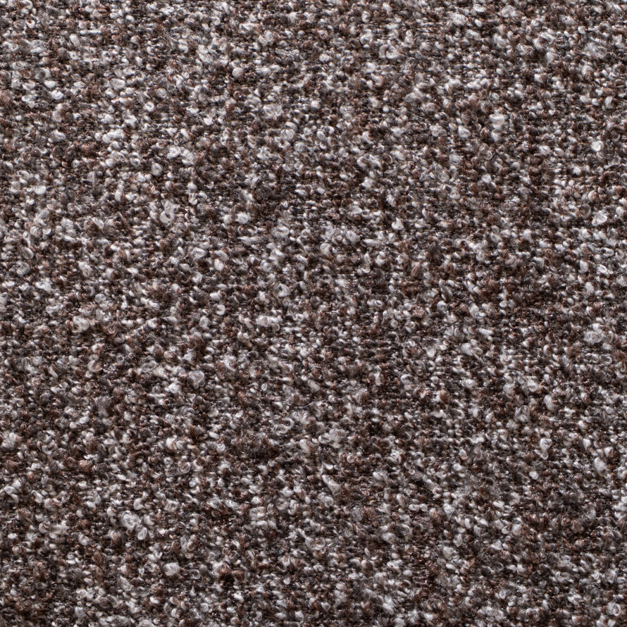 2,5-zits Maine bank bouclé stof bruin/grijs