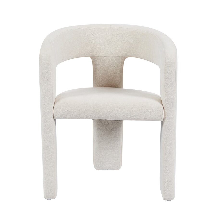 Stoel Bibi chenille off white