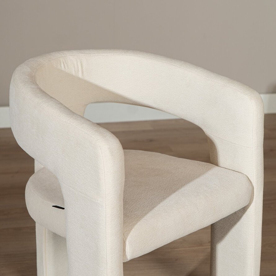 Stoel Bibi chenille off white