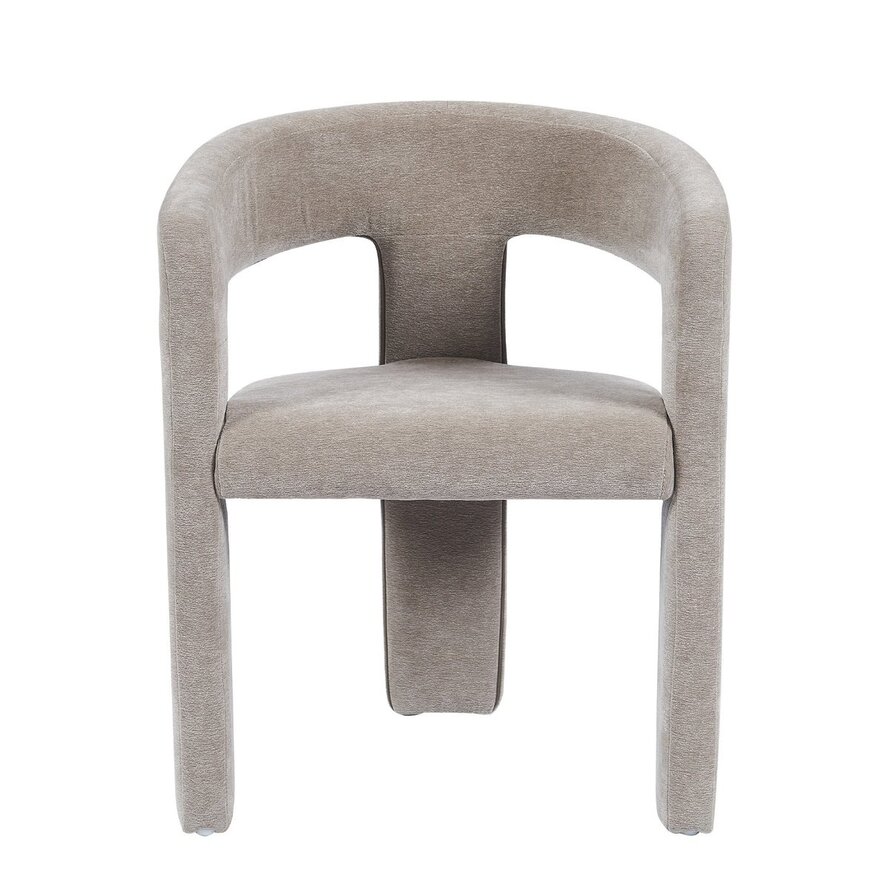 Stoel Bibi chenille taupe