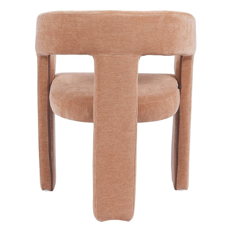 Stoel Bibi chenille terracotta