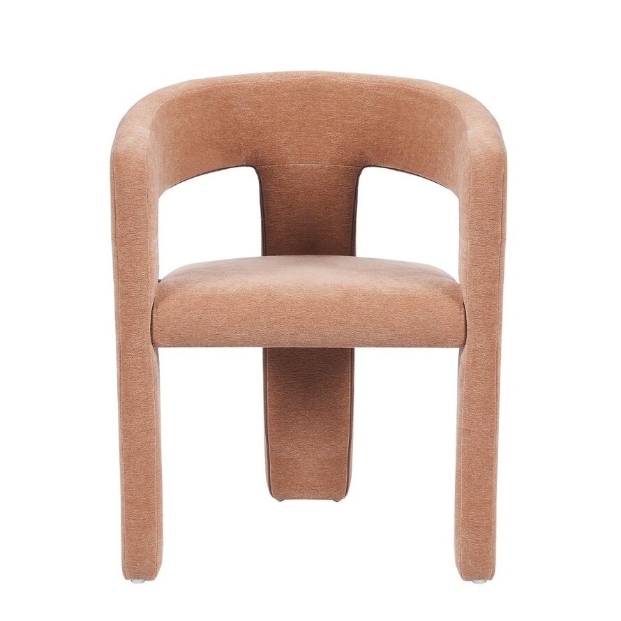 Stoel Bibi chenille terracotta