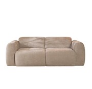 Bronx71 2,5-zits Maine bank taupe polyester stof