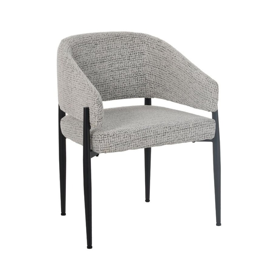 Stoel Armin off white/zwart